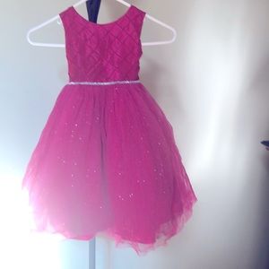 Fun in Fuchsia dress for girls!